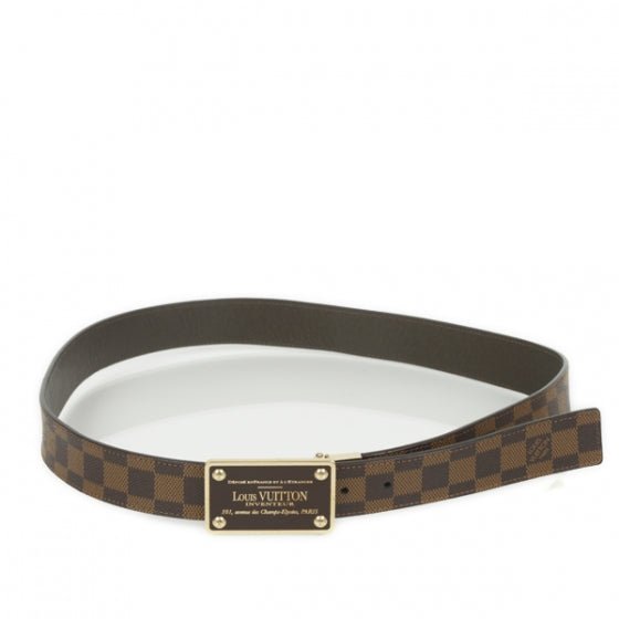 Louis Vuitton Damier Ebene Inventeur Reversible Belt 100 40 1 of 6