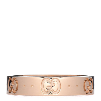 Gucci 18K Yellow Gold 4mm Icon Thin Band Ring 52 6 3 of 7