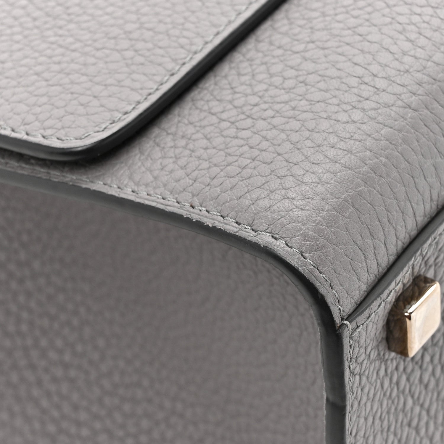 Moynat Taurillon Rejane MM Grey 12 of 13