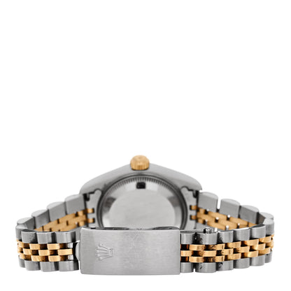 Rolex Stainless Steel 18K Yellow Gold Diamond 26mm Oyster Perpetual Datejust Watch Champagne 69173 3 of 4
