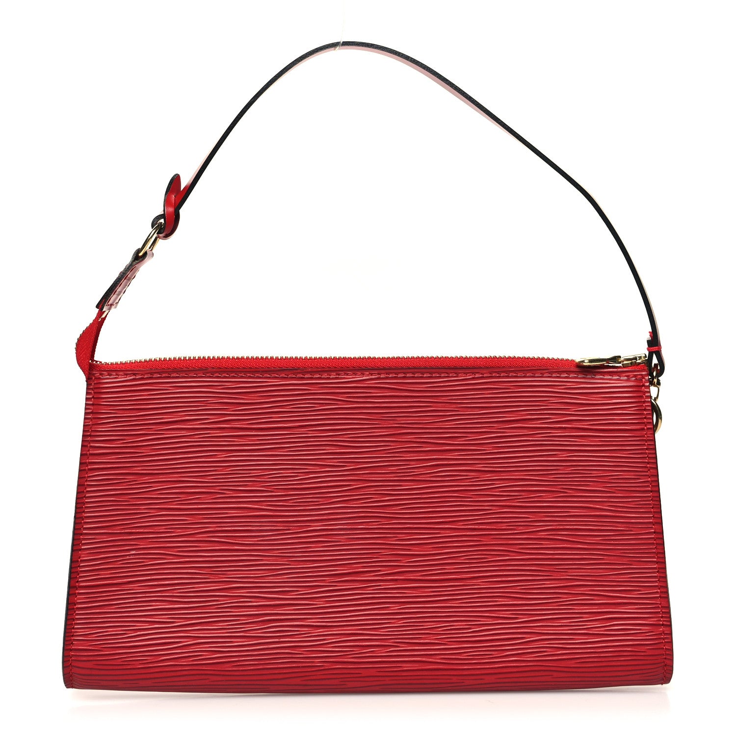 Louis Vuitton Epi Pochette Accessories 24 Castillan Red 1 of 10