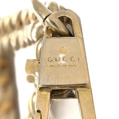 Gucci Metal Chain Crystal Torchon Double G Belt Gold 4 of 4