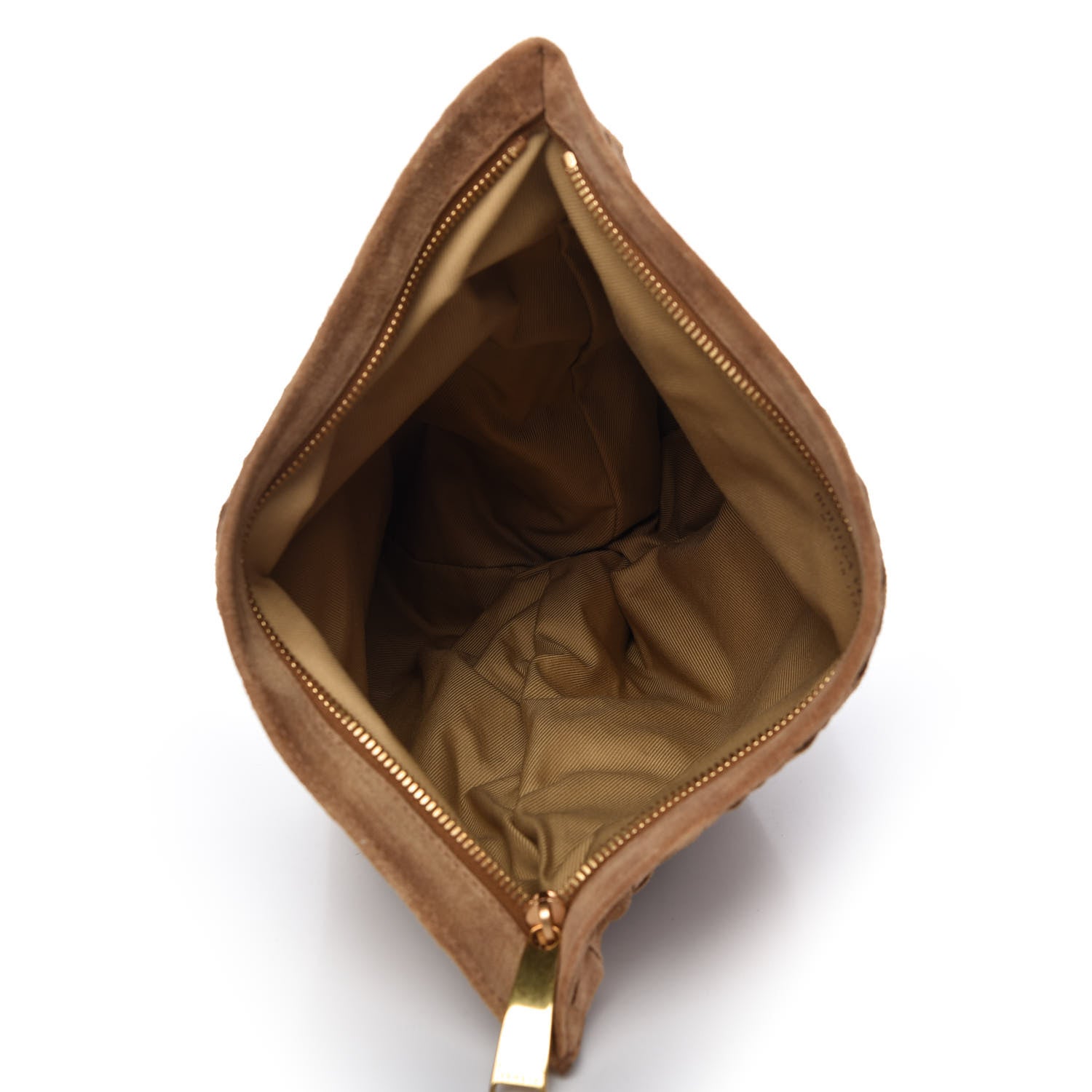 Bottega Veneta Suede Intrecciato BV Twist Caramel 5 of 10