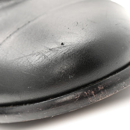 Chanel Calfskin CC Ankle Boots 38.5 Black 21 of 26