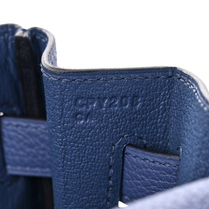 Hermes Togo Kelly Retourne 35 Bleu Brighton 7 of 11