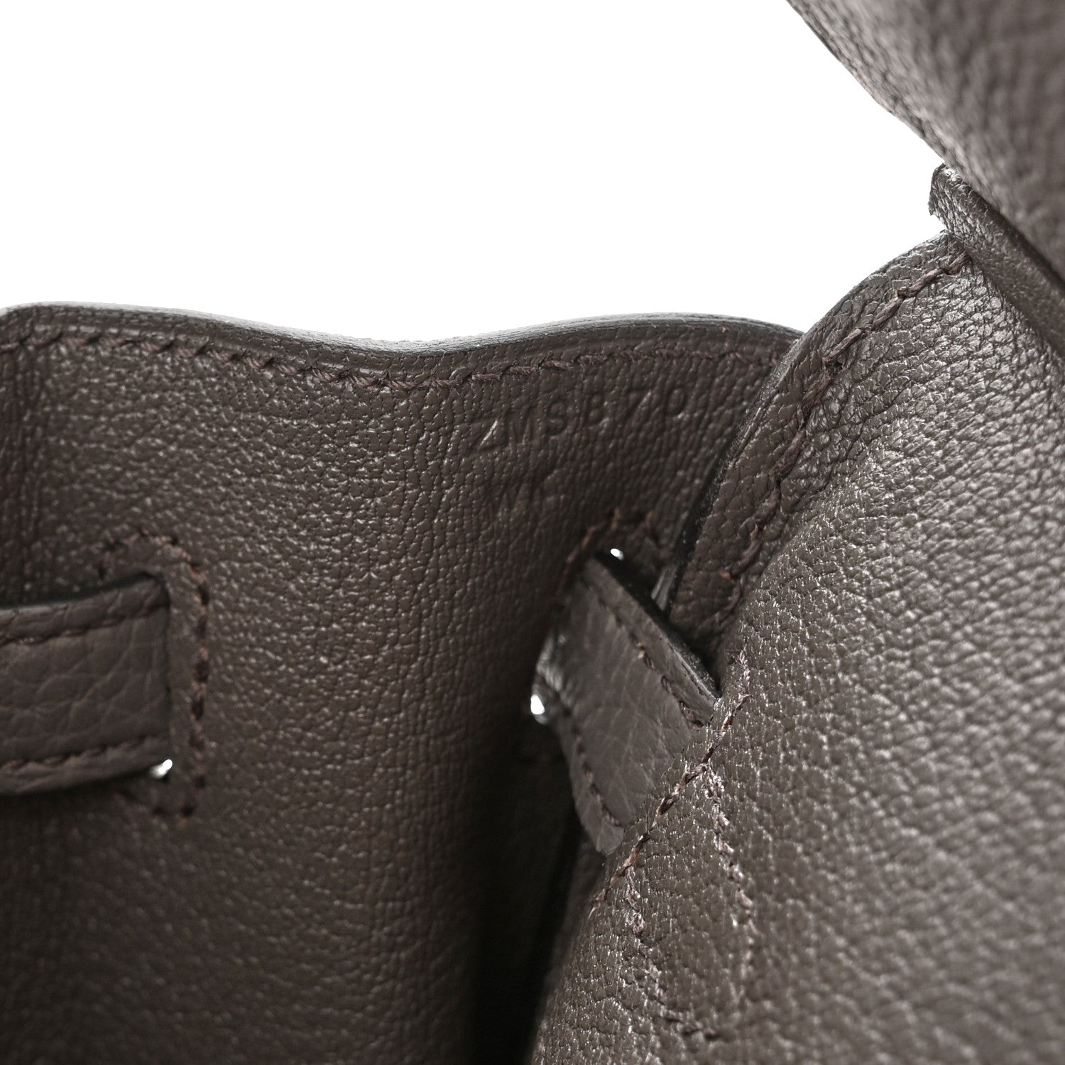 Hermes Togo Birkin 25 Etain 7 of 12