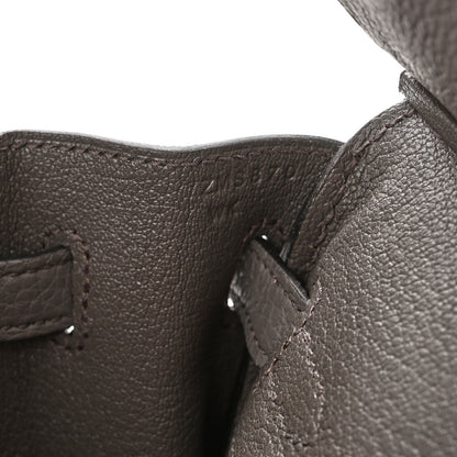 Hermes Togo Birkin 25 Etain 7 of 12