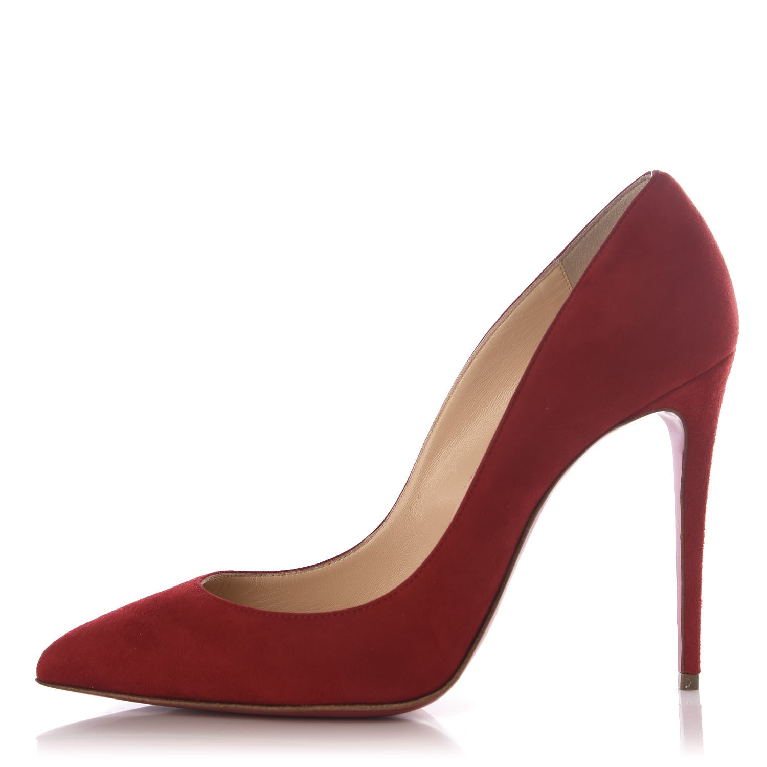 Christian Louboutin Veau Velours Pigalle Follies 100 Pumps 38 Oeillet 1 of 9