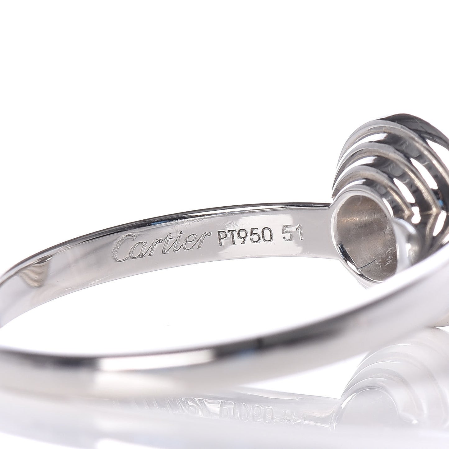 Platinum Diamond .22ct D'Amour Engagement Ring 51 5.75