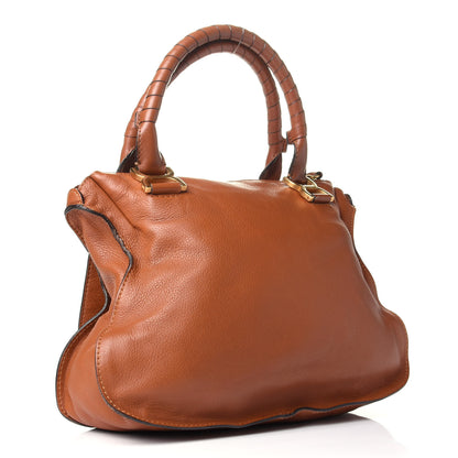 Chloe Calfskin Medium Marcie Satchel Tan 3 of 10