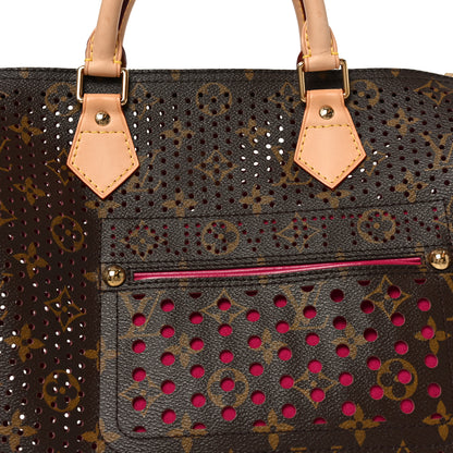 Louis Vuitton Monogram Perforated Speedy 30 Fuchsia 7 of 9
