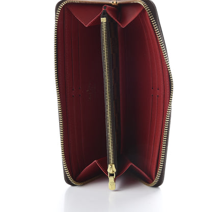 Louis Vuitton Damier Ebene Clemence Wallet Cherry 5 of 7