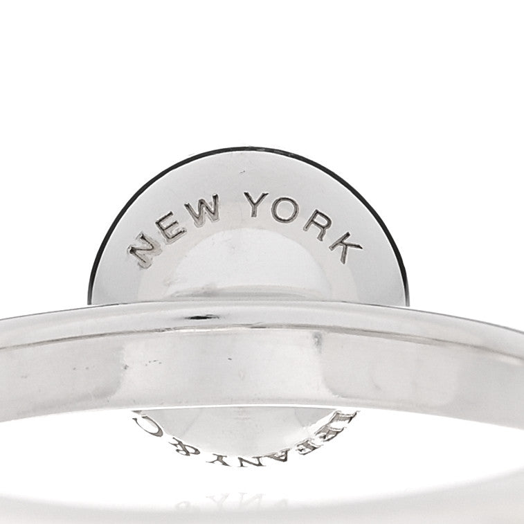 Tiffany Sterling Silver 8mm Hardwear Ball Ring 53 6.25 6 of 6