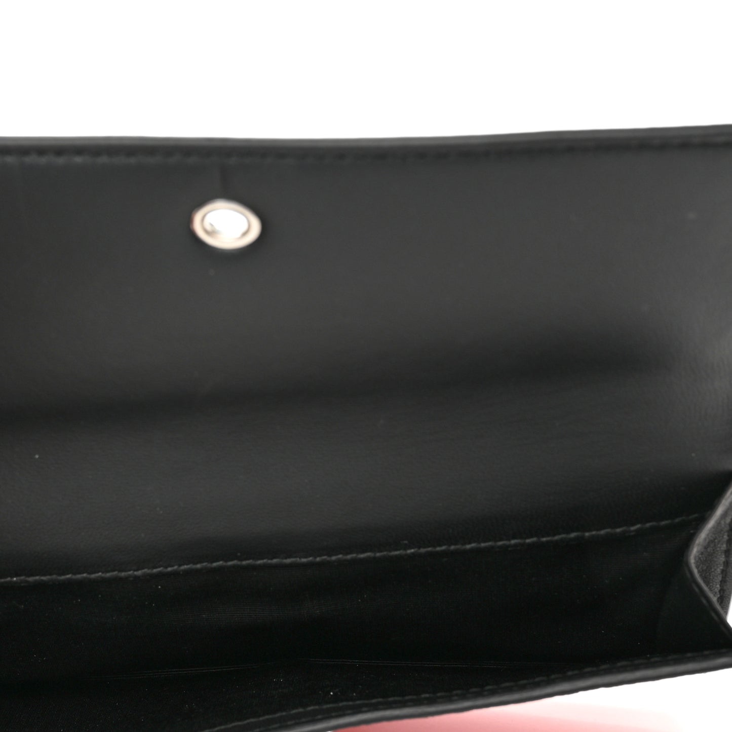 Calfskin Skull Continental Wallet Red