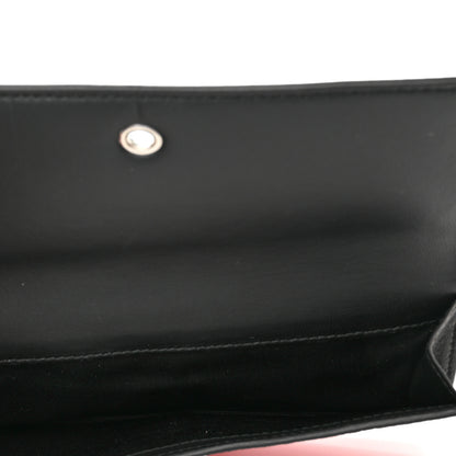 Alexander McQueen Calfskin Skull Continental Wallet Red 5 of 9