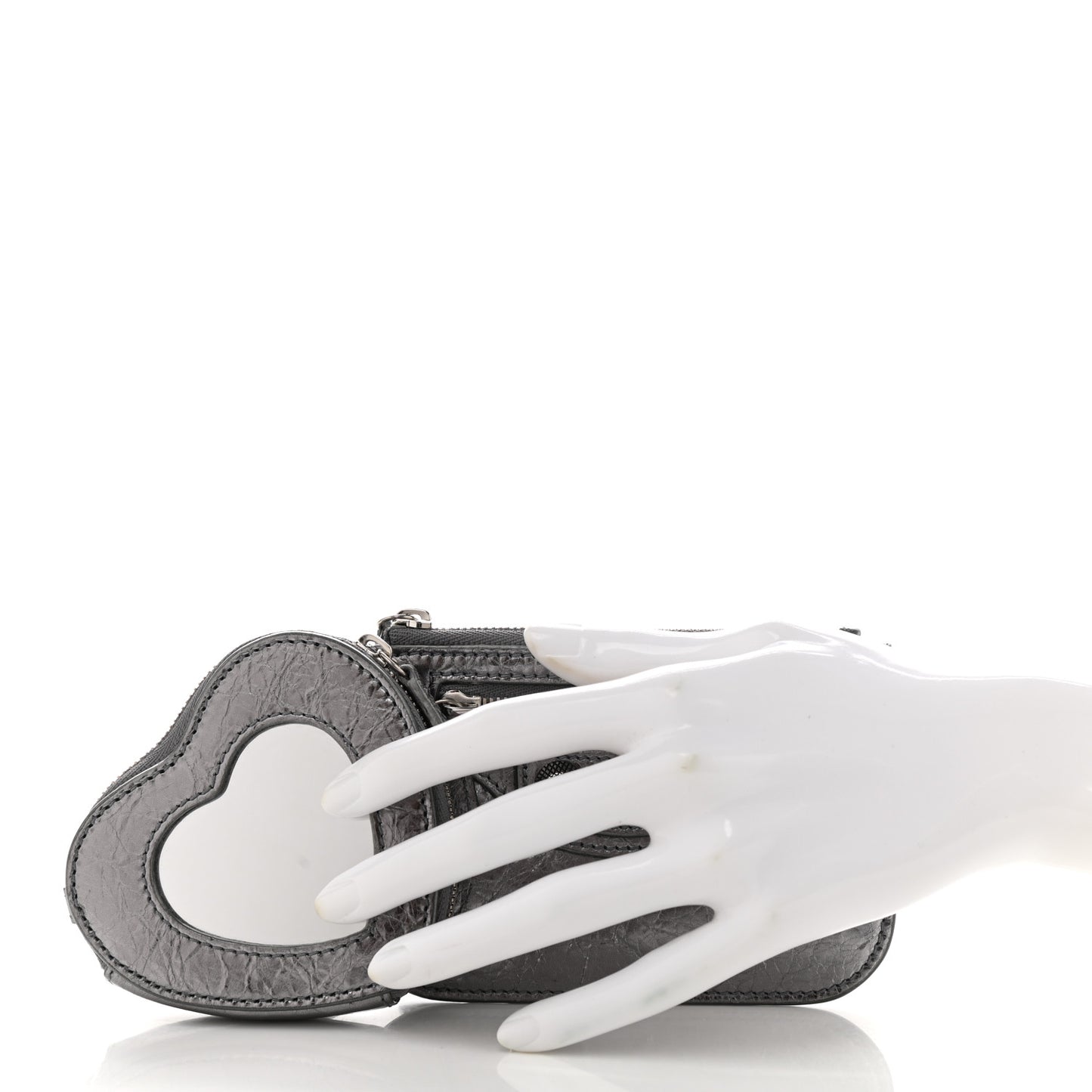 Agneau Le Cagole Clip On Card Mirror Gunmetal