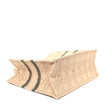 Christian Dior Raffia Cannage Large Book Tote Natural 4 of 12