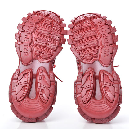 Balenciaga Rubber Mesh Pearlescent Mens Track.2 Open Sneakers 41 Red 5 of 8