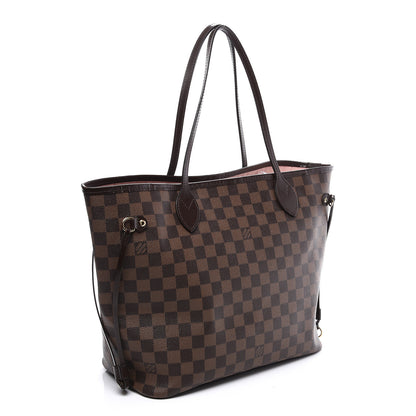 Louis Vuitton Damier Ebene Neo Neverfull MM Rose Ballerine 2 of 16