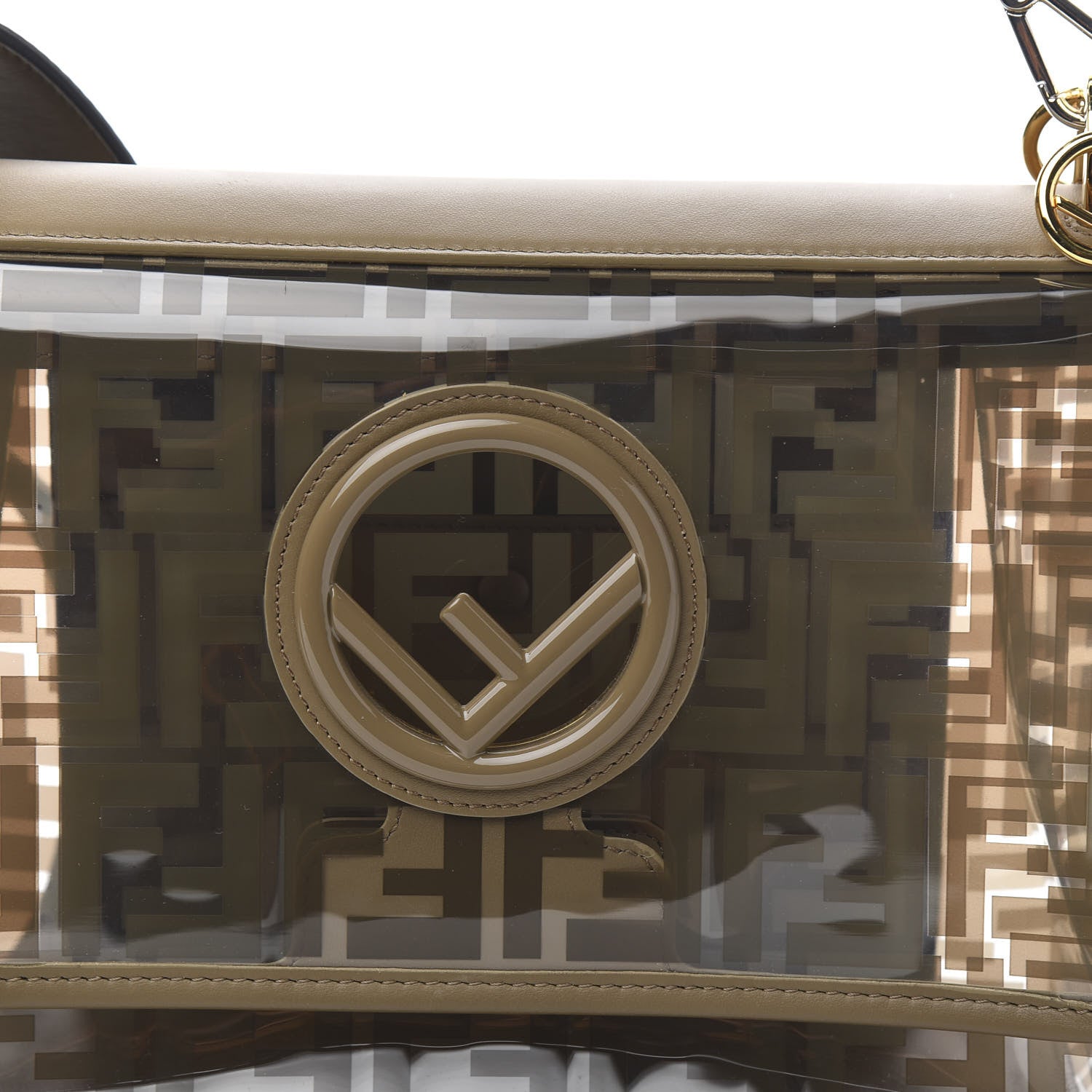 Fendi TPU FF Vitello Century F is Fendi Kan I Shoulder Bag Fango 8 of 8