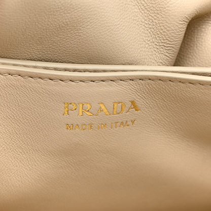 Prada Nappa Small Dada Shoulder Bag Avorio 5 of 10