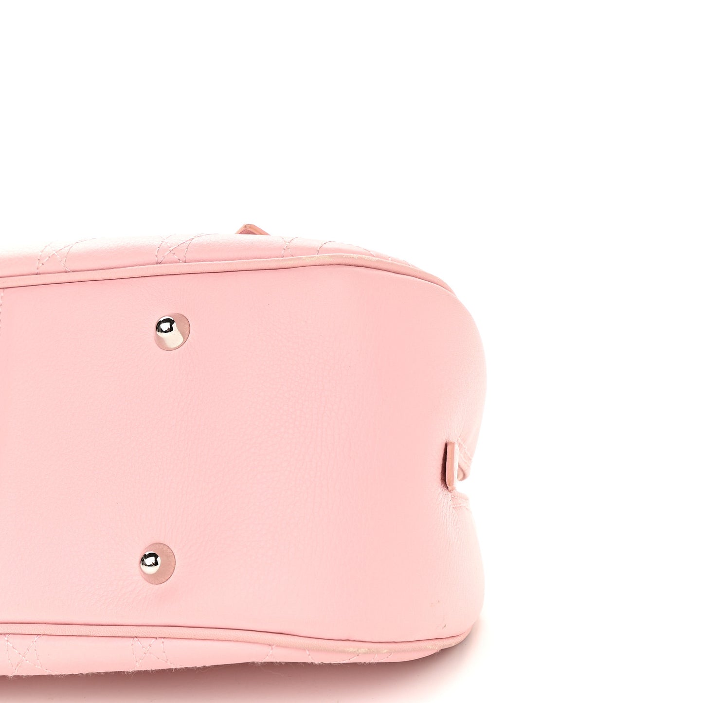 Calfskin Cannage Handbag Pink