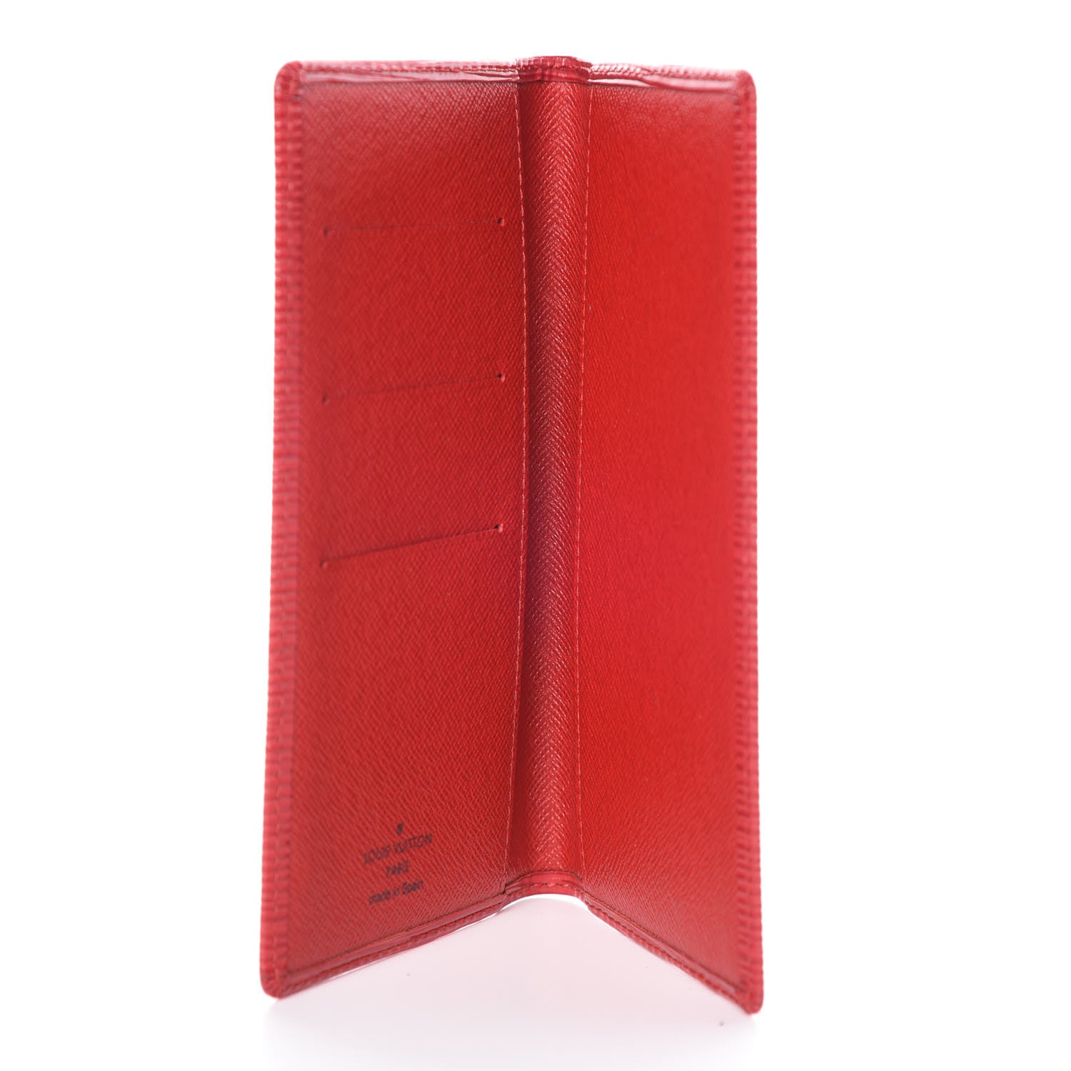 Louis Vuitton Epi Checkbook Organizer Wallet Castillan Red 5 of 6