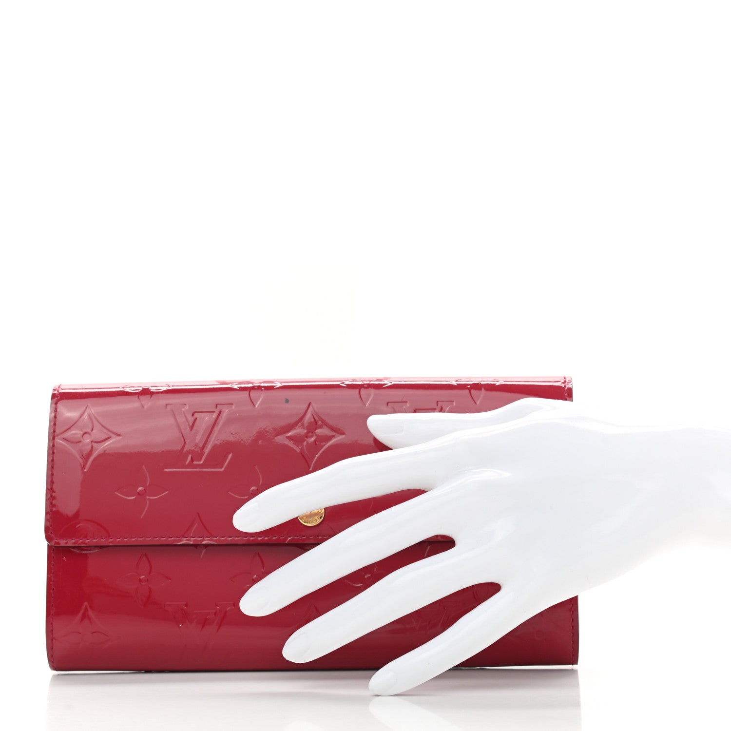 Louis Vuitton Vernis Sarah Wallet Rose Indien 2 of 9