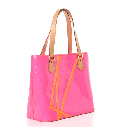 Louis Vuitton Vernis Fluo Houston Rose 3 of 9