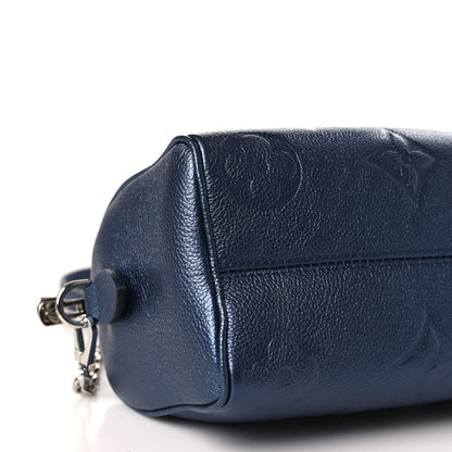 Louis Vuitton Empreinte Monogram Giant Speedy Bandouliere 20 Navy Nacre 7 of 8