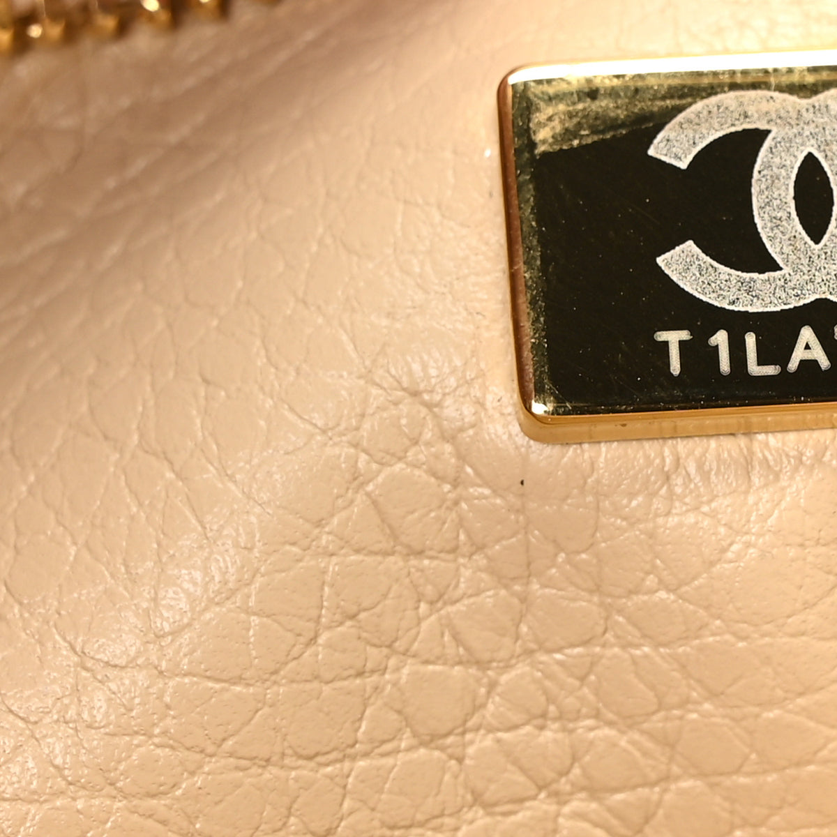 Chanel Grained Calfskin Stitched Urban Essentials Small Shopping Bag Beige 7 of 10