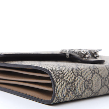 Gucci GG Supreme Monogram Mini Dionysus Chain Wallet Beige Taupe 8 of 11