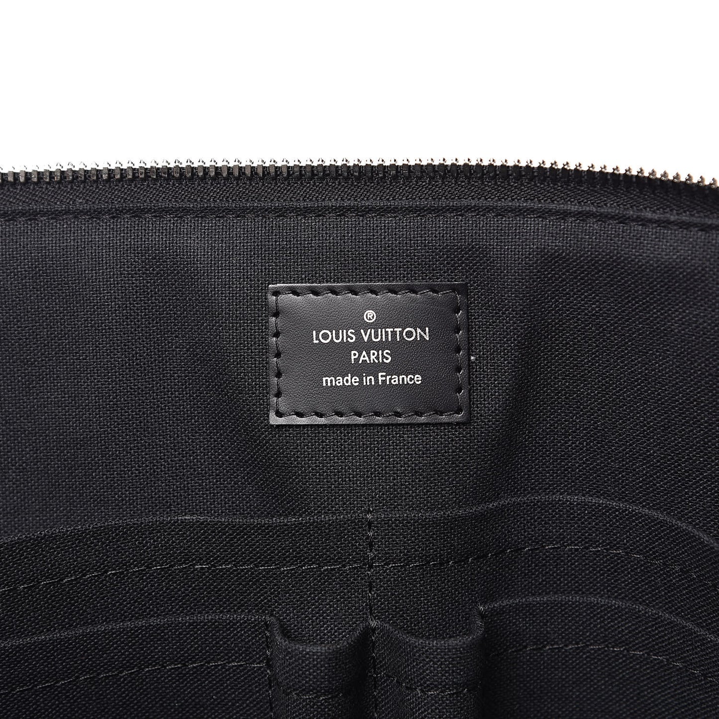 Damier Graphite Porte-Documents Jour