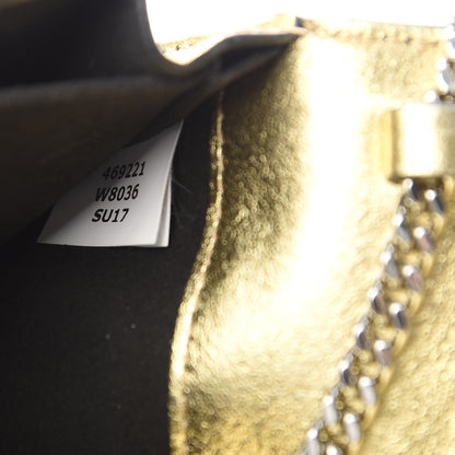 Stella McCartney Metallic Alter Nappa Star Flap Shoulder Bag Gold 7 of 12