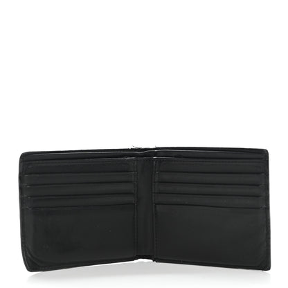 Fendi Vitello Century Metal Monster Eyes Bi-Fold Wallet Black 5 of 17