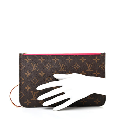 Louis Vuitton Monogram Neverfull MM GM Pochette Pivoine 2 of 6