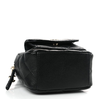 Chanel Caviar Quilted CC Mini Classic Backpack Black 4 of 9