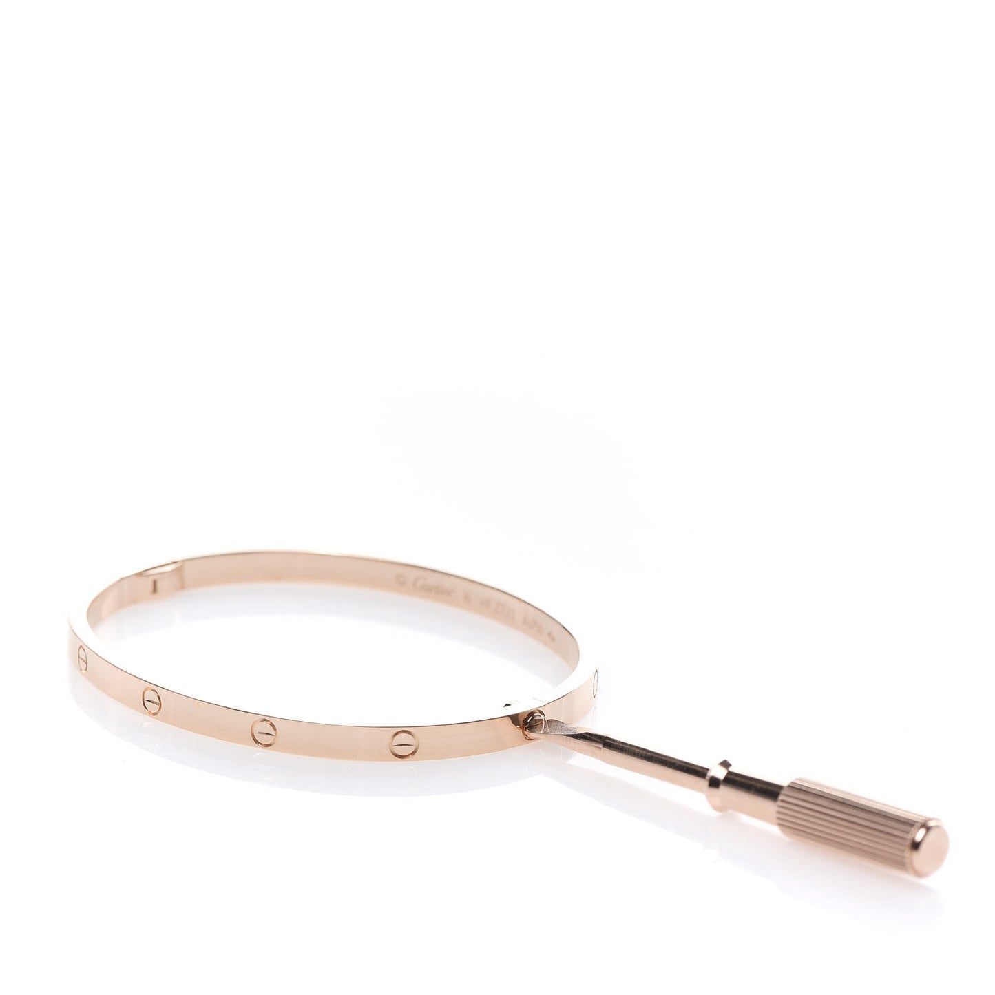 18K Pink Gold Small LOVE Bracelet 16