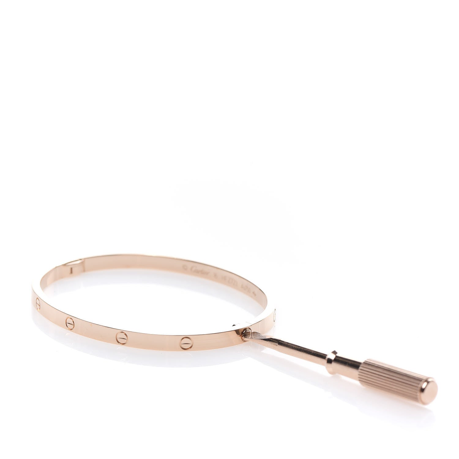 Cartier 18K Pink Gold Small LOVE Bracelet 16 4 of 7