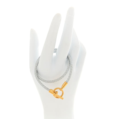 Hermes Swift Glenan Double Tour Bracelet T2 Bleu Brume 2 of 5