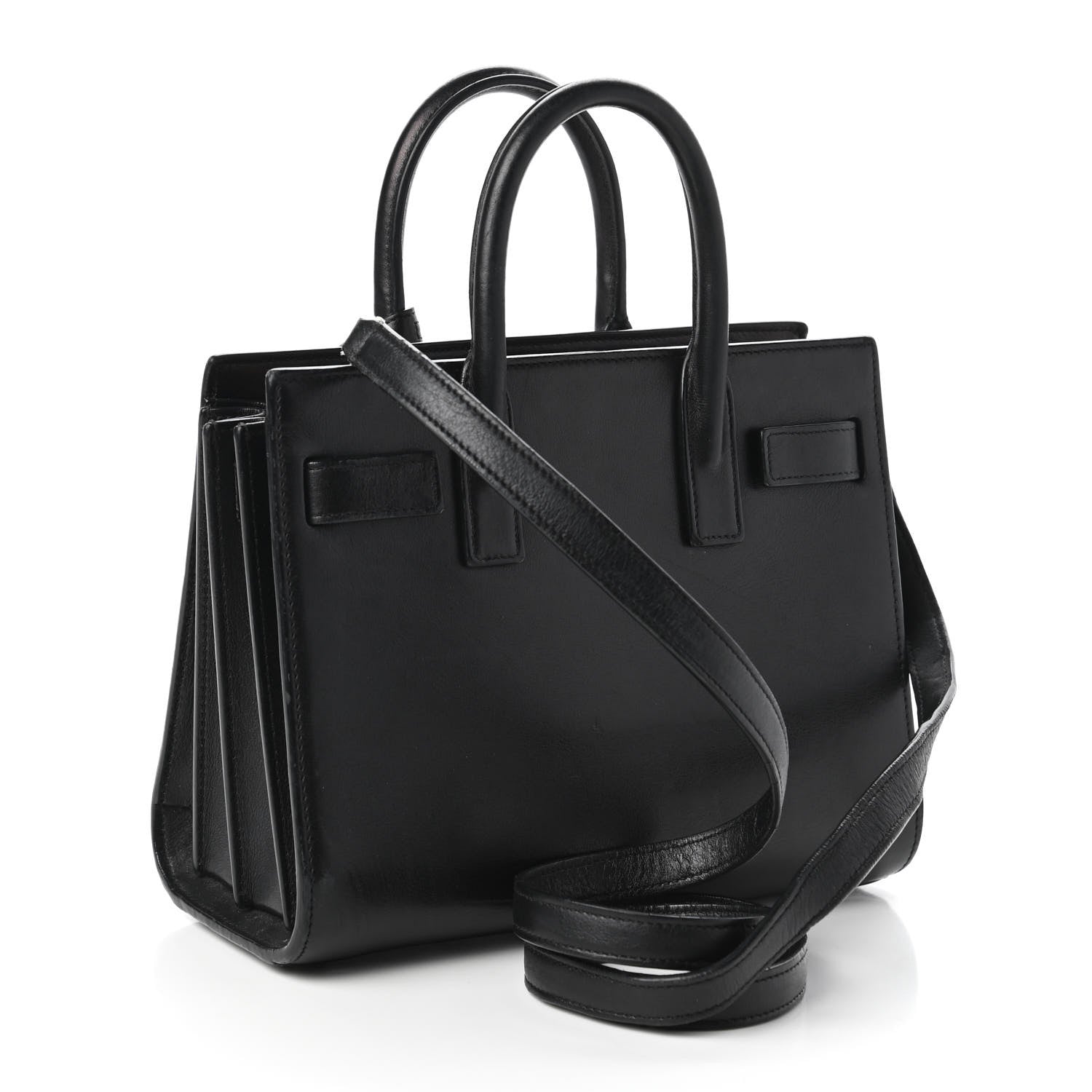 Saint Laurent Calfskin Nano Sac de Jour Black 3 of 9