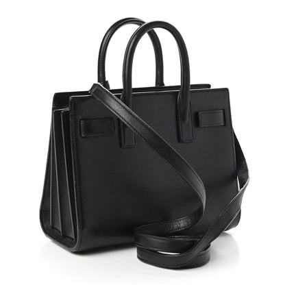 Saint Laurent Calfskin Nano Sac de Jour Black 3 of 9