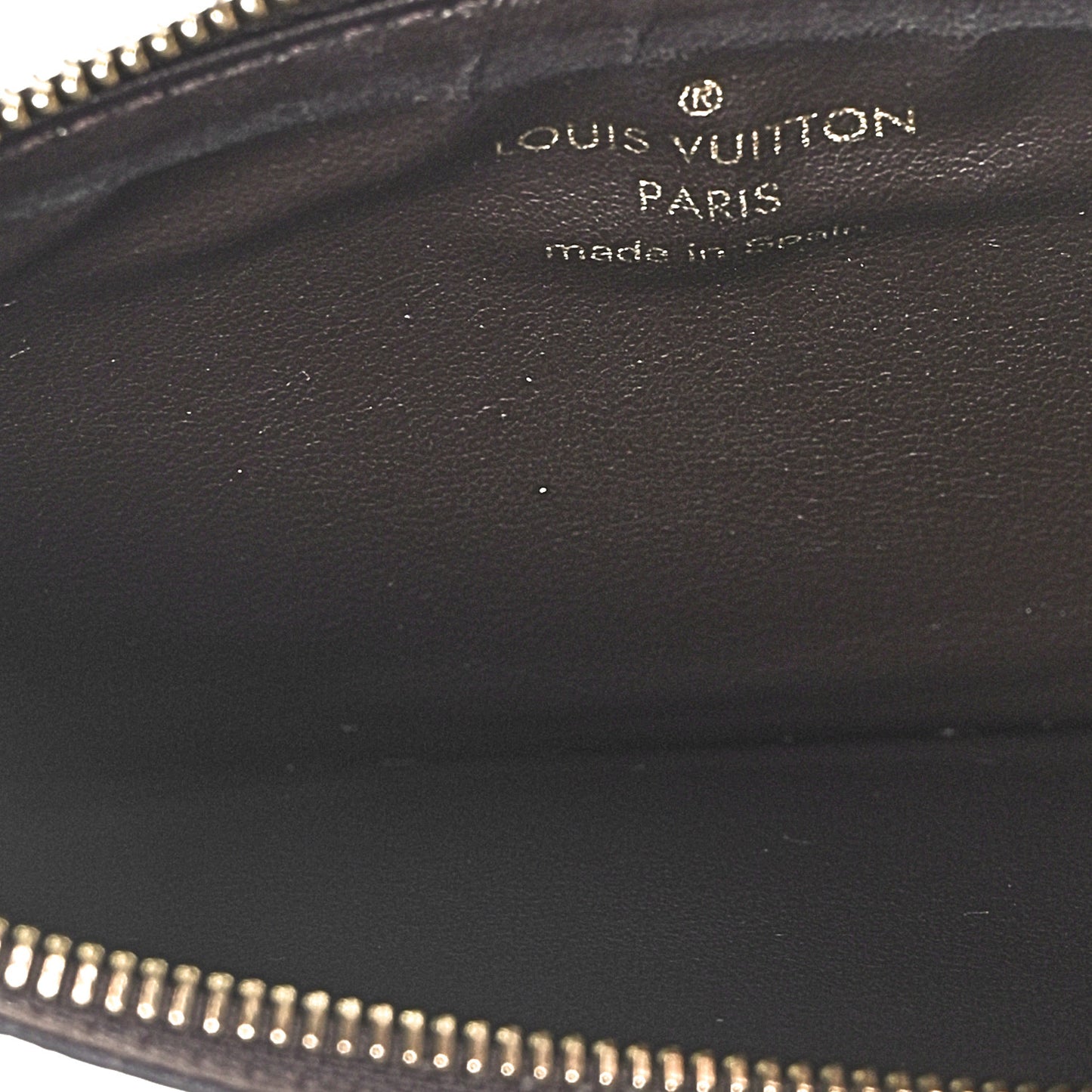 Monogram Felicie Chain Wallet Zippered Insert Rose Ballerine