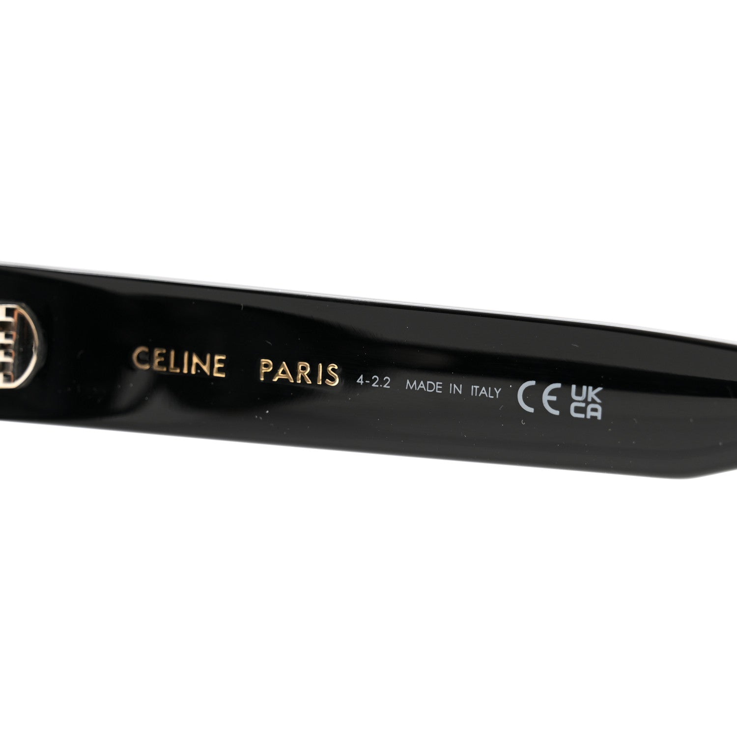 Celine Acetate Triomphe 01 Sunglasses CL 40194U Black 5 of 7