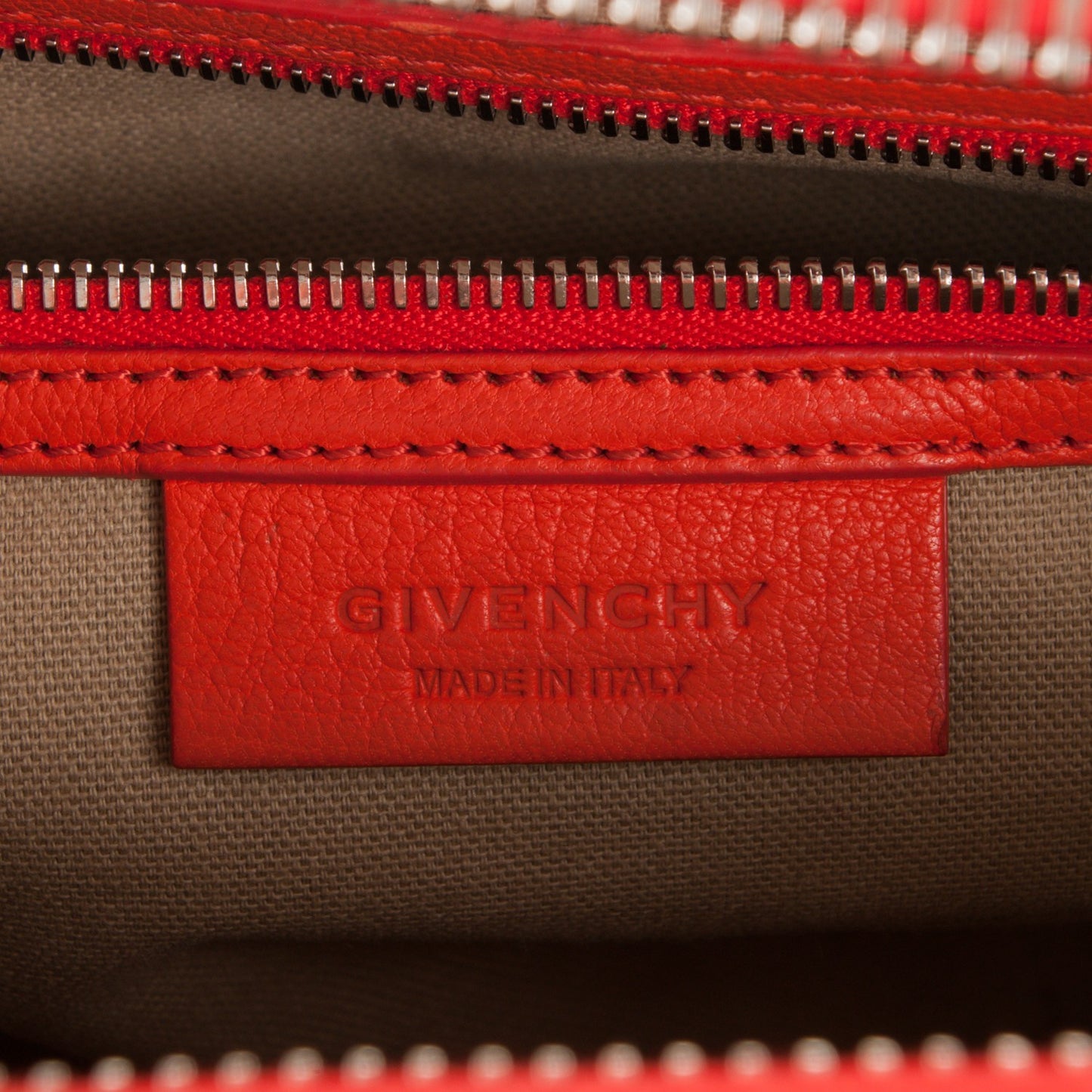 Sugar Goatskin Mini Antigona Burnt Orange