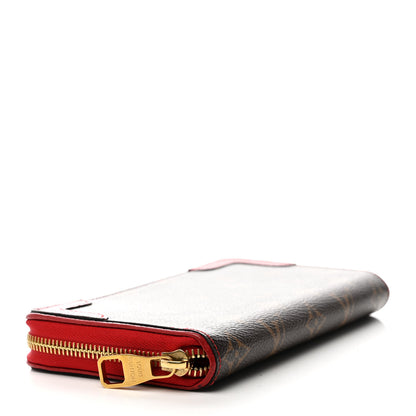 Louis Vuitton Monogram Retiro Zippy Wallet Cherry 4 of 13