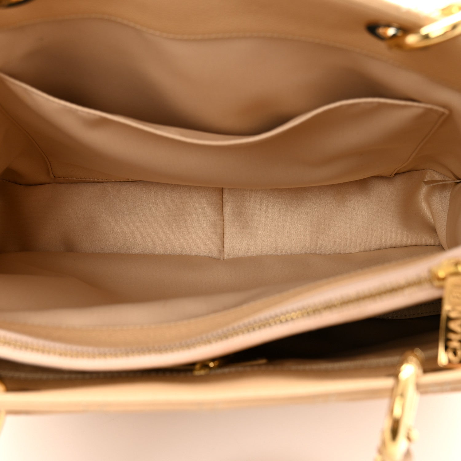 Chanel Caviar Quilted Grand Shopping Tote GST Beige 5 of 14