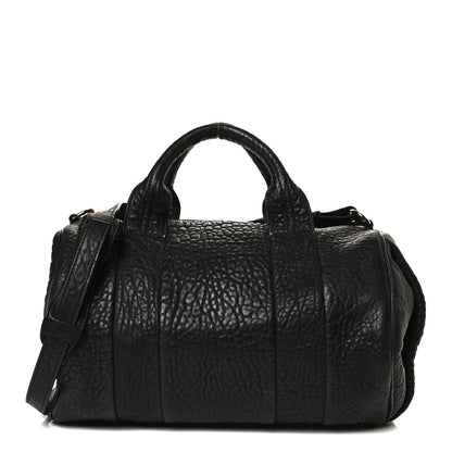 Alexander Wang Pebbled Lambskin Rocco Black Rose Gold Hardware 1 of 16