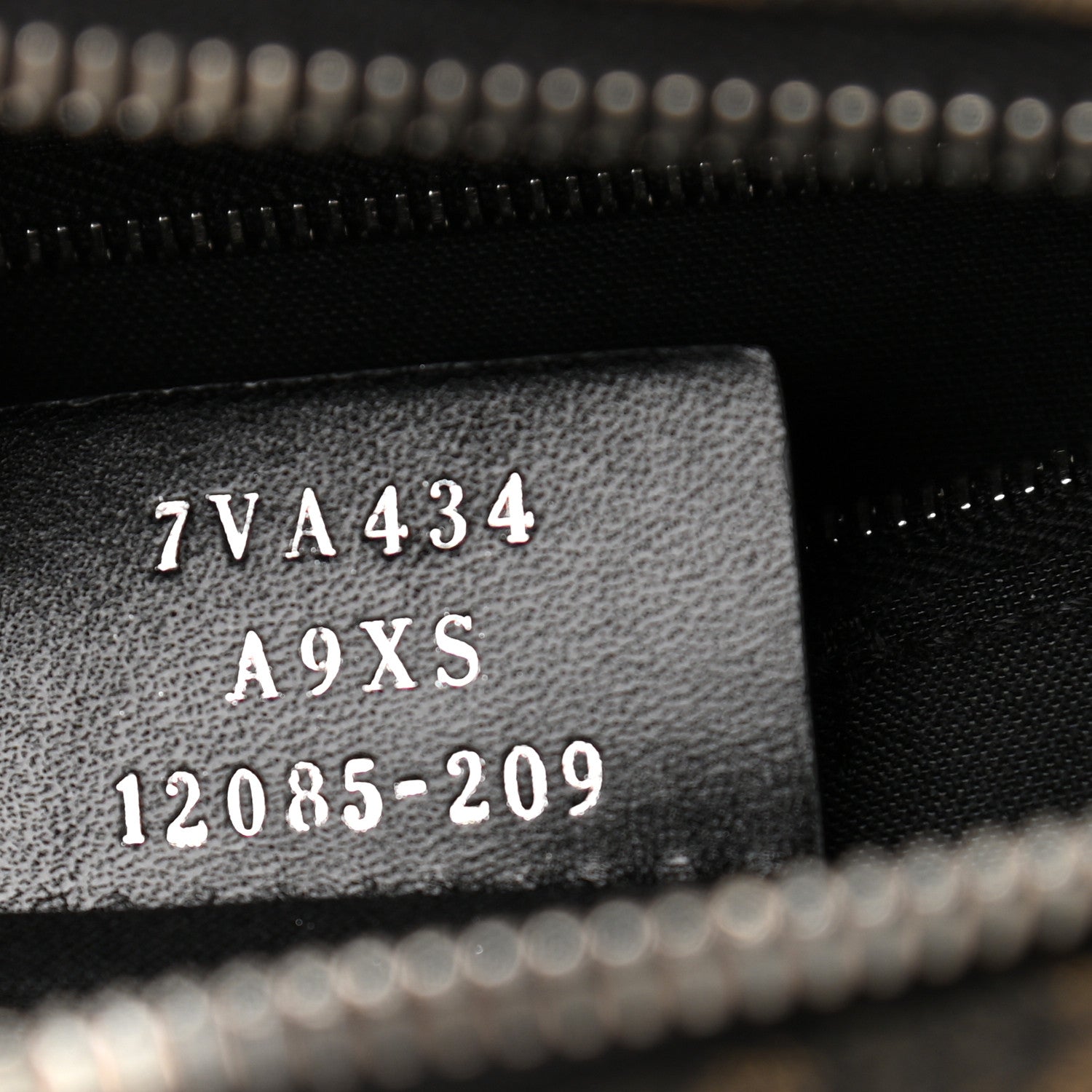 Fendi Glazed Fabric Vitello Liberty FF 1974 Diagonal Belt Bag Tobacco Moresco Black 7 of 10