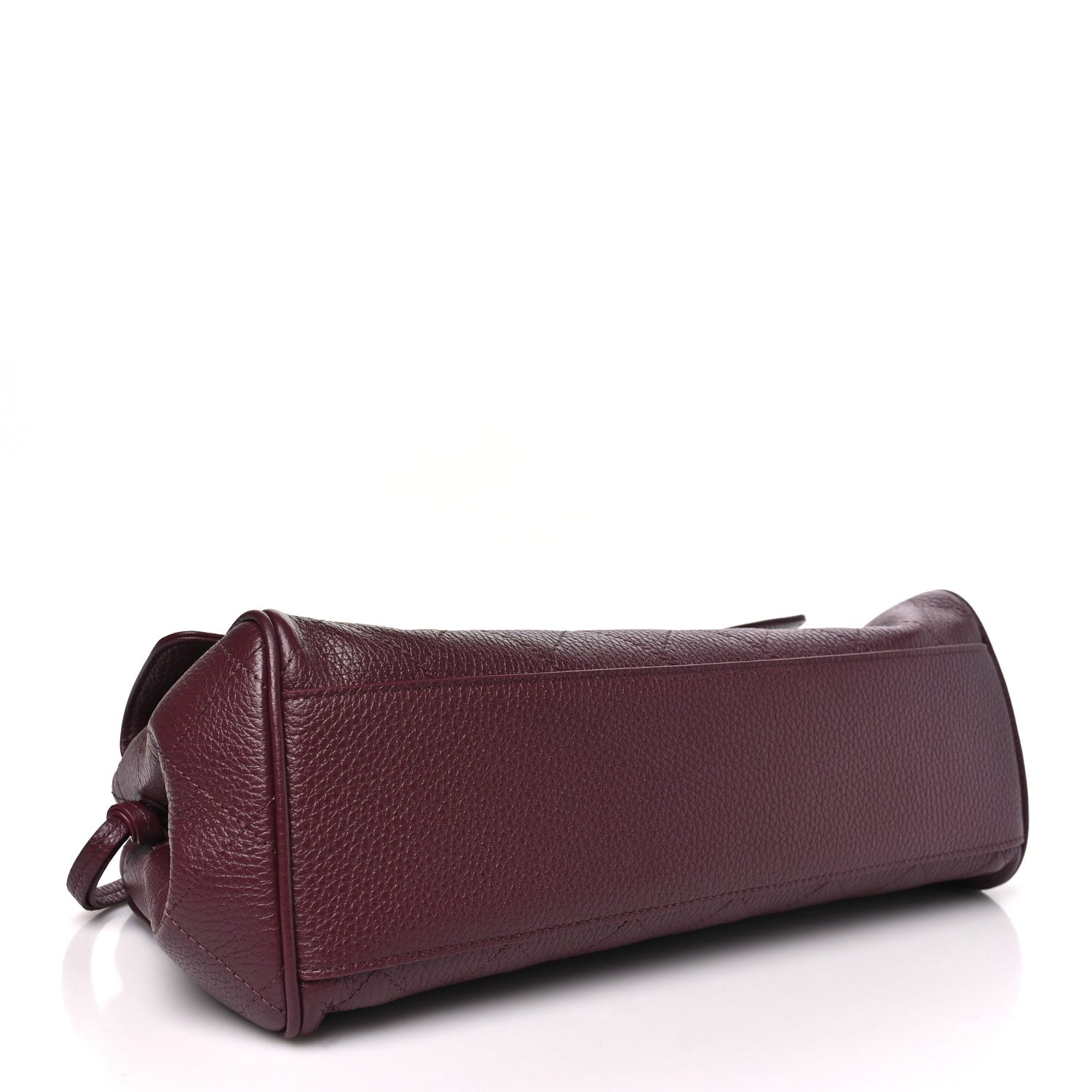 Chanel Grained Calfskin Stitched Urban Essentials Small Shopping Bag Burgundy 4 of 11